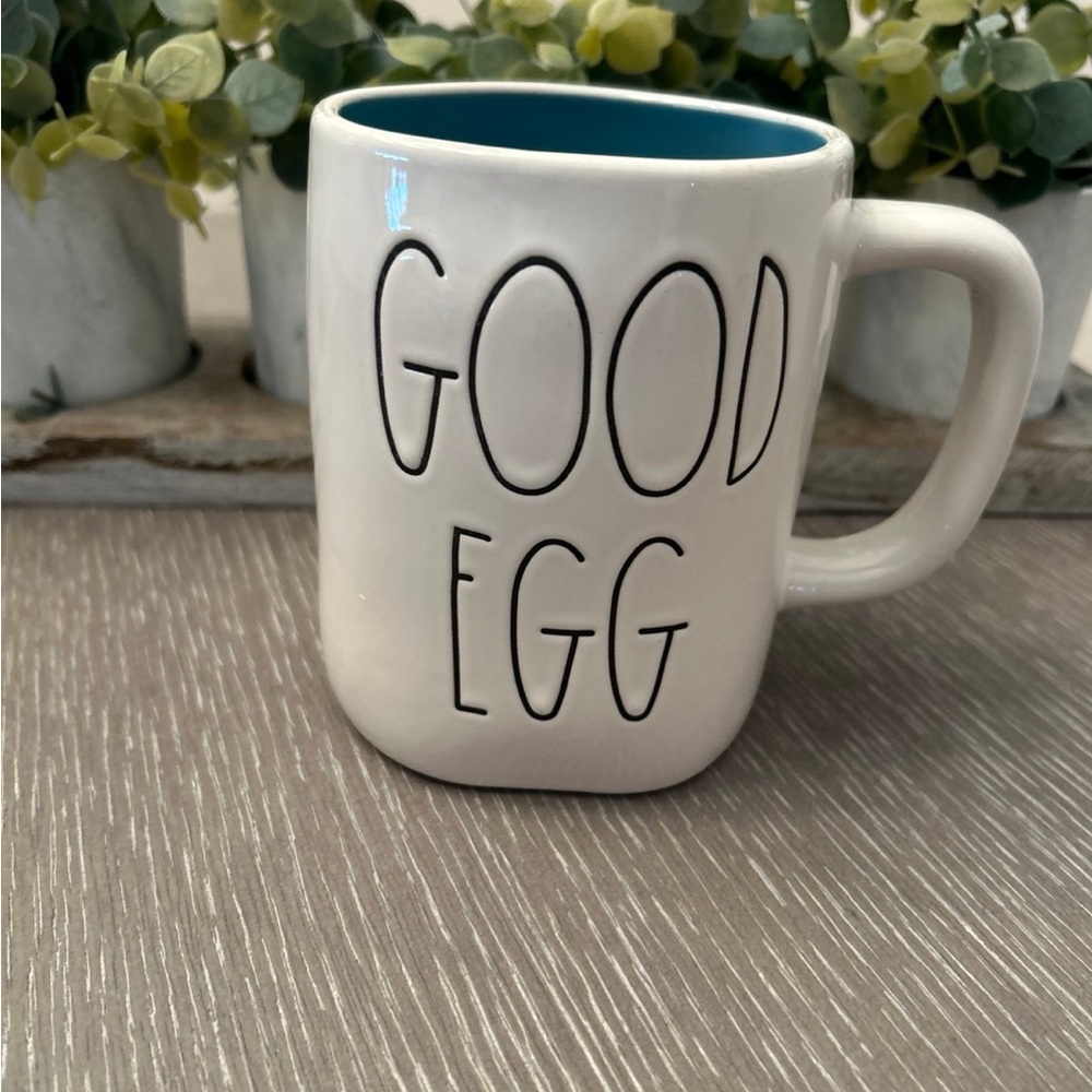 Rae Dunn Double Sided‎ Good Egg Bad Egg Mug